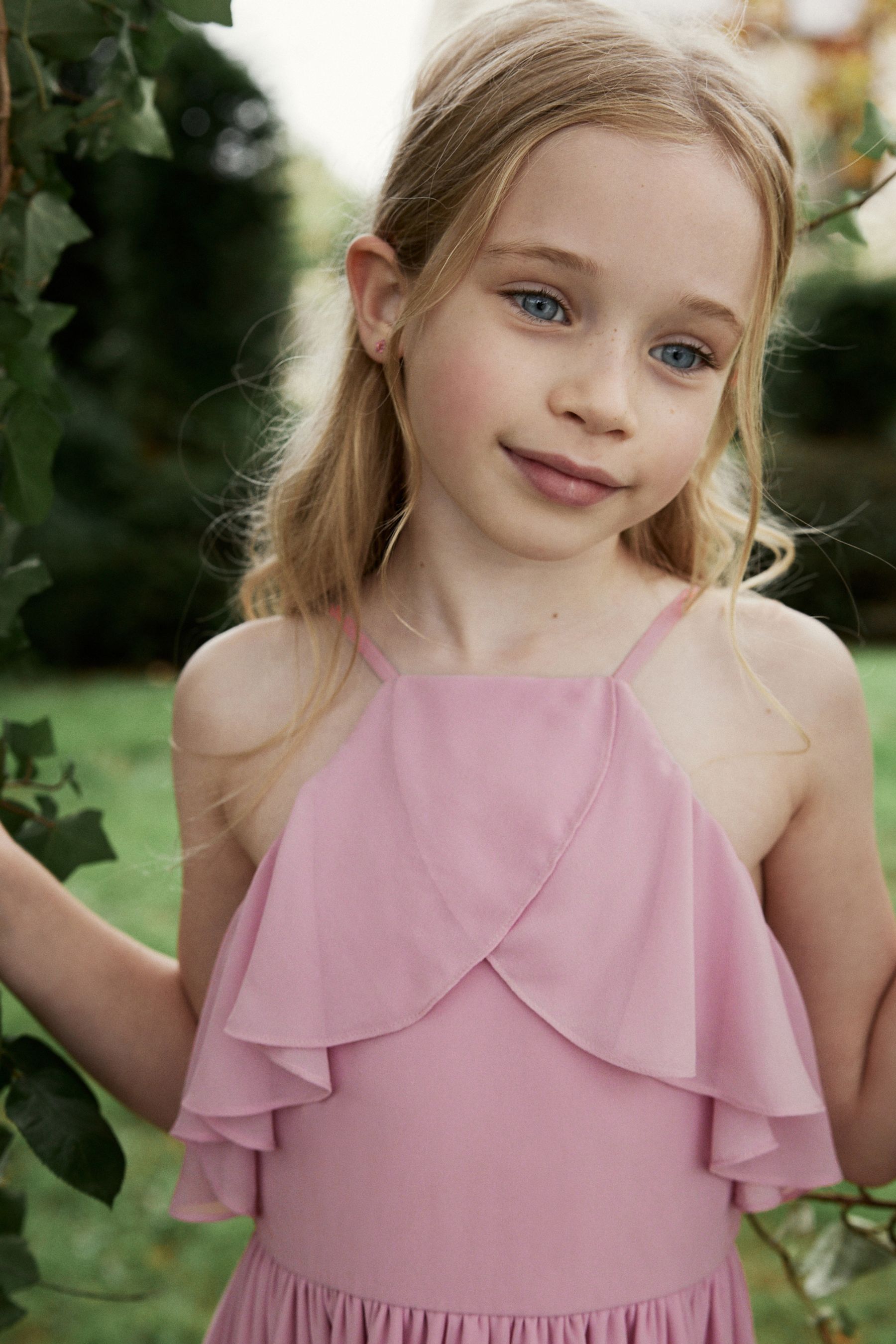 Buy Pink Ruffle Prom Dress 6 16yrs from the Next UK online shop