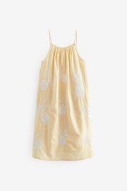 Yellow Pineapple Embroidered Dress (3-16yrs) - Image 3 of 8