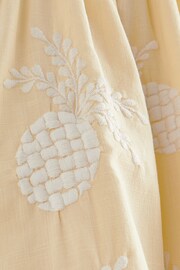 Yellow Pineapple Embroidered Dress (3-16yrs) - Image 5 of 8