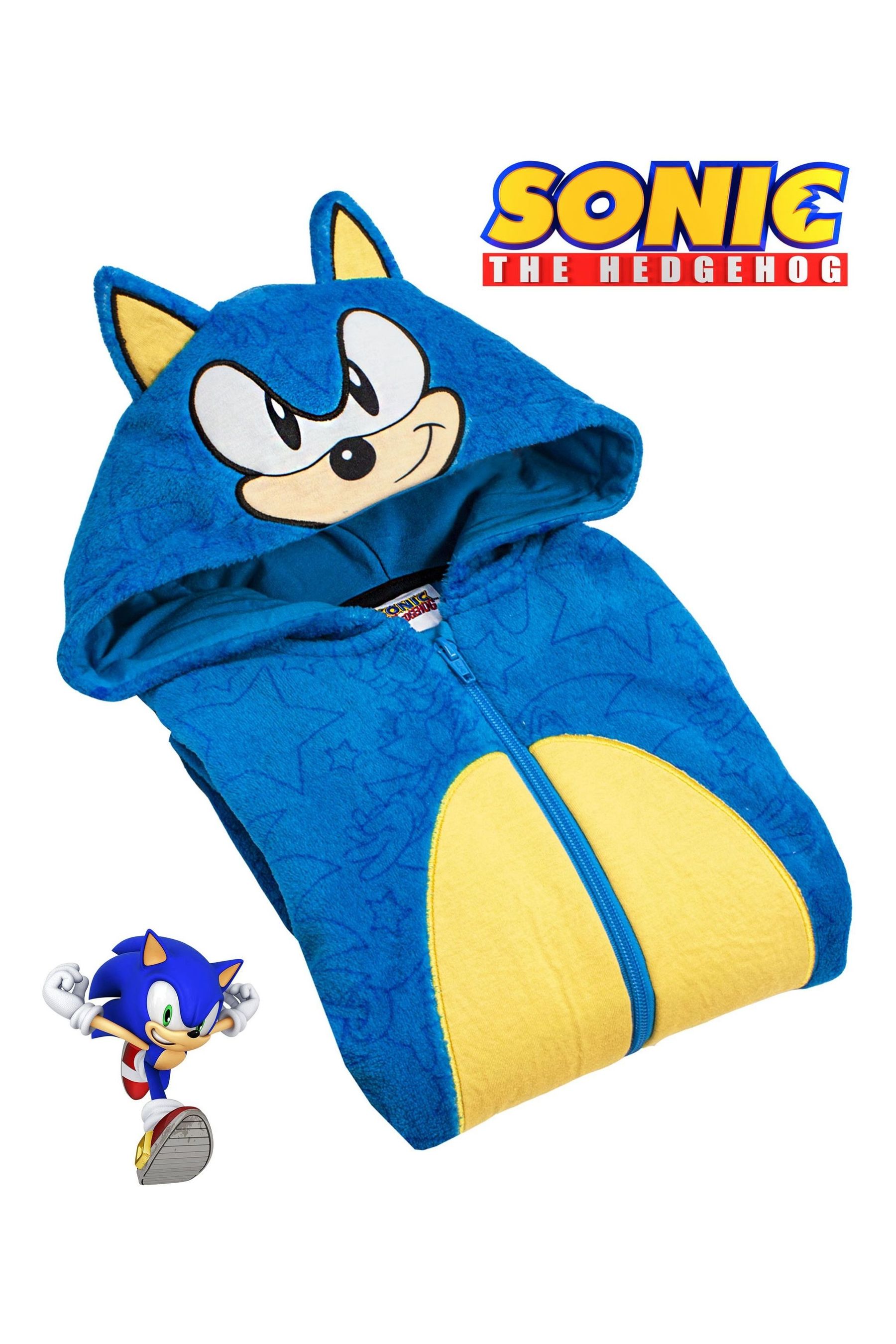 Sonic the hedgehog hooded pajamas online