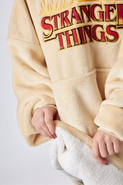 Vanilla Underground Cream Stranger Things Adult Blanket Hoodie - Image 5 of 6