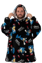 Vanilla Underground Black Sonic Adult Blanket Hoodie - Image 4 of 6