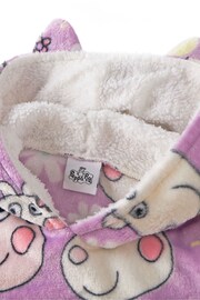 Vanilla Underground Purple Peppa Pig Kids Printed Fleece Blanket Hoodie - Image 3 of 6