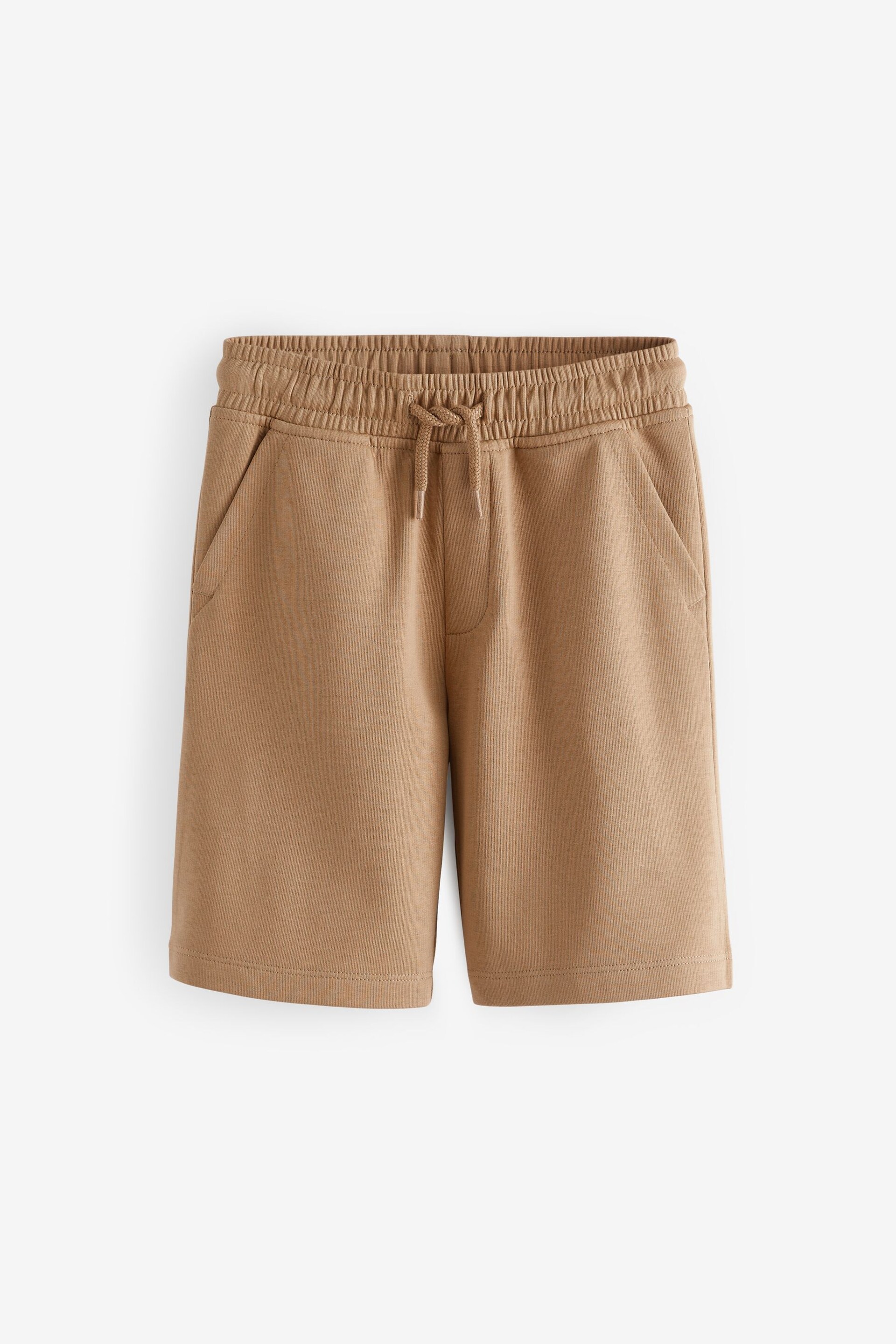 Grey/Stone 2 Pack Basic Jersey Shorts (3-16yrs) - Image 2 of 5