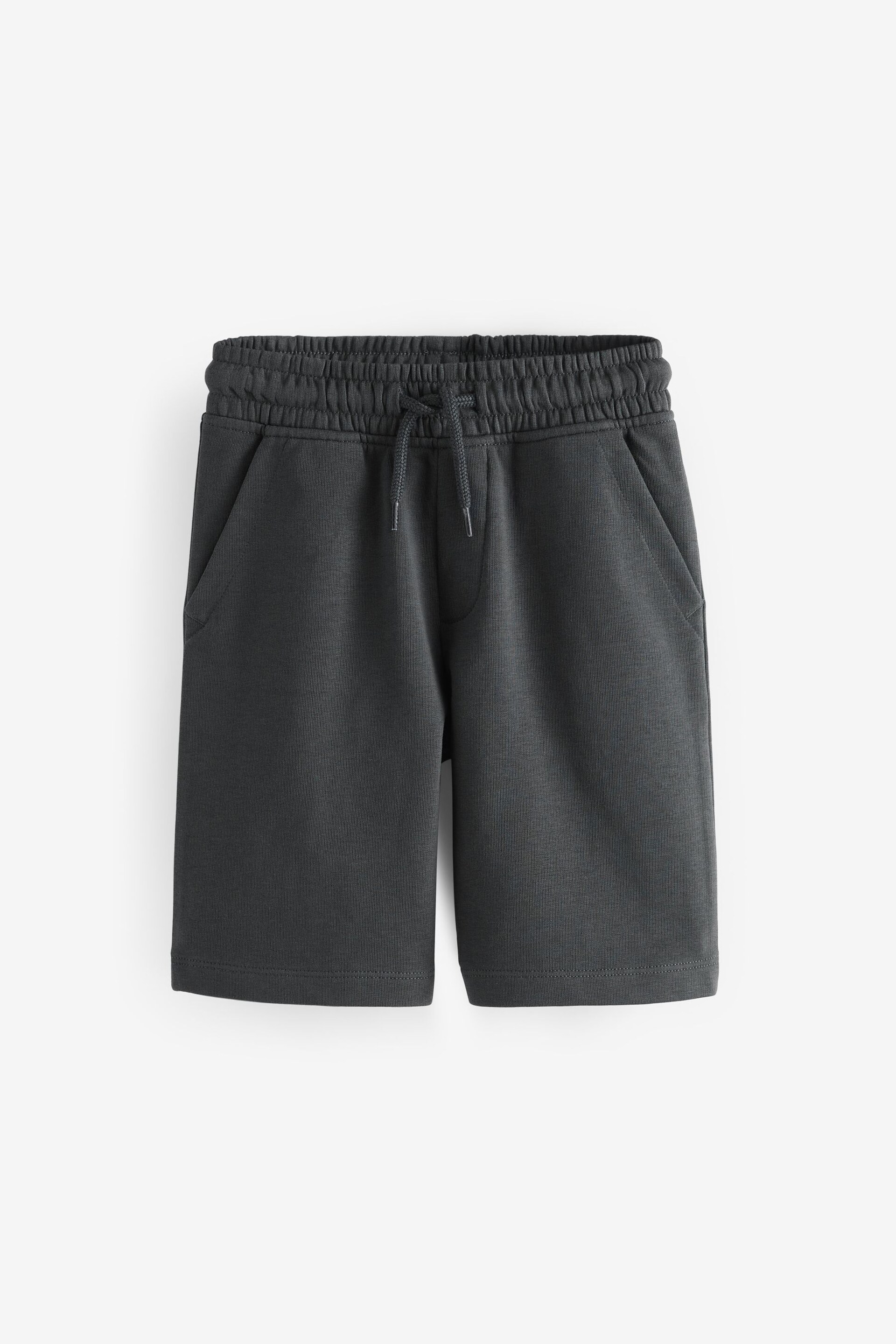 Grey/Stone 2 Pack Basic Jersey Shorts (3-16yrs) - Image 3 of 5