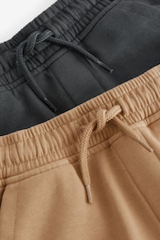 Grey/Stone 2 Pack Basic Jersey Shorts (3-16yrs) - Image 5 of 5