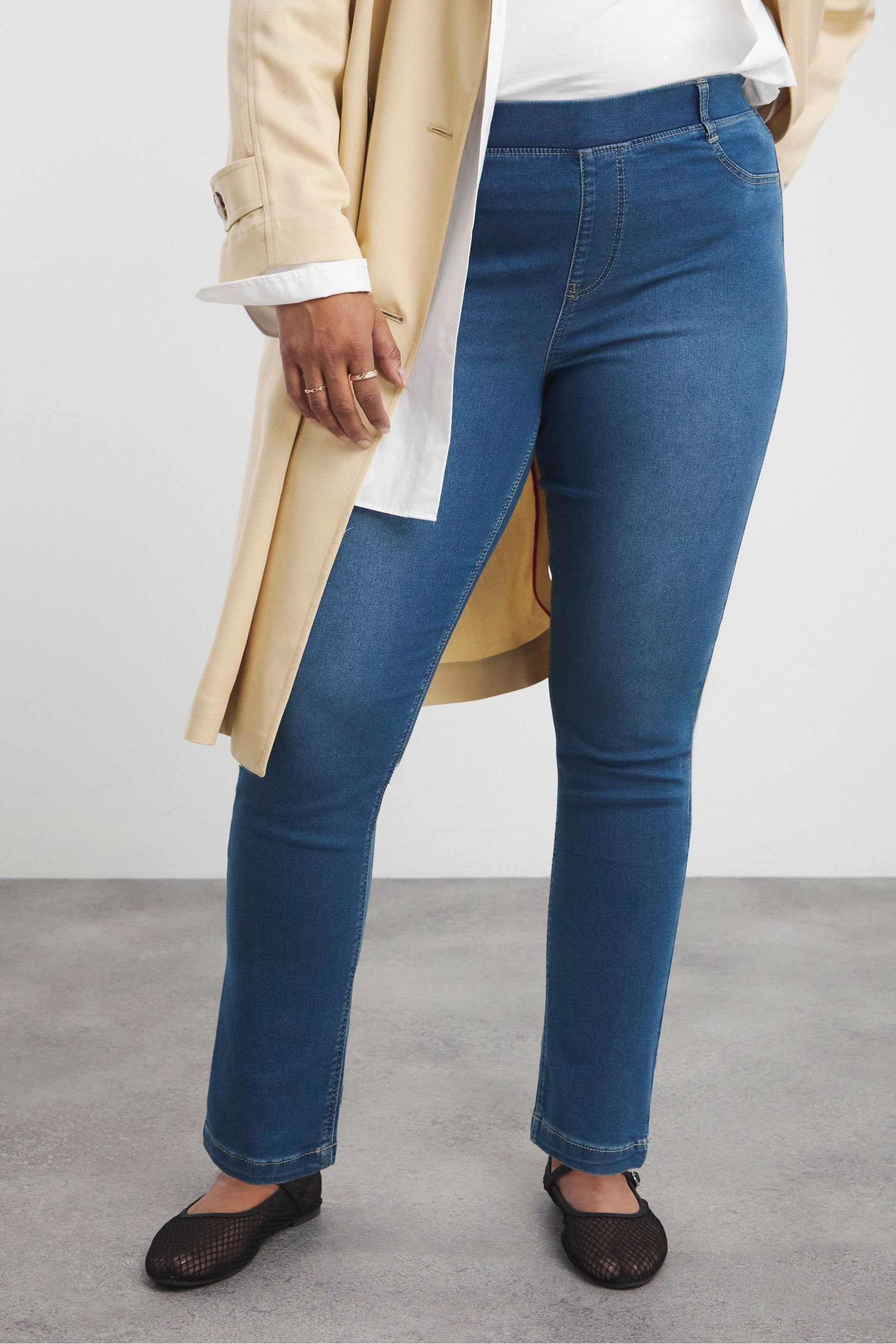 Buy JD Williams Blue Slim Leg Jeggings from Next Malta
