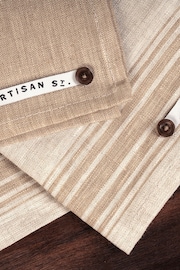 Artisan Street Natural Artisan Street Set of 4 Linen Placemats - Image 2 of 4