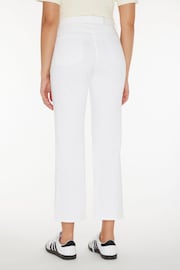 7 For All Mankind Logan Stovepipe White Jeans - Image 2 of 3