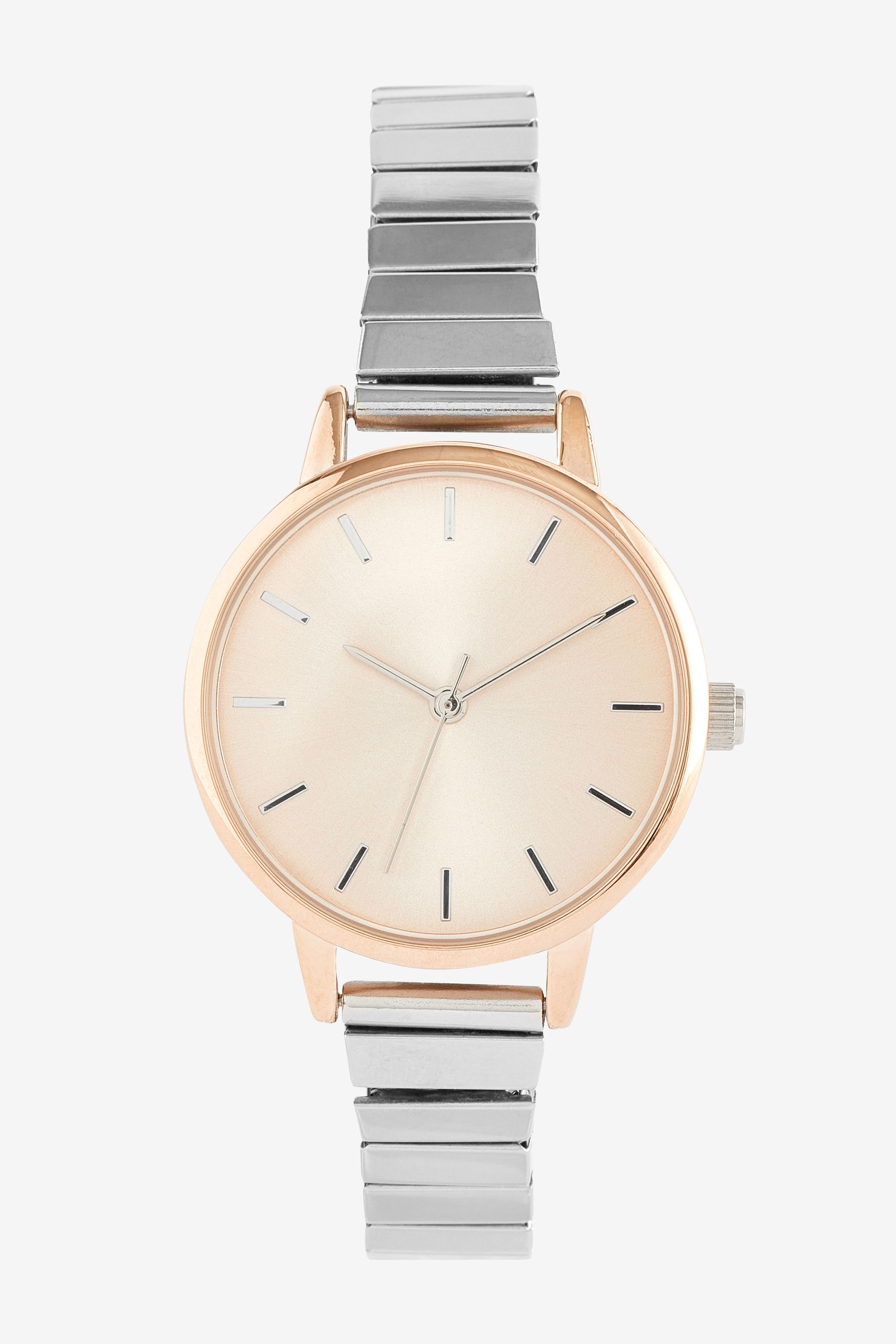 Buy Silver Tone Mixed Metal Expander Watch from the Next UK online shop