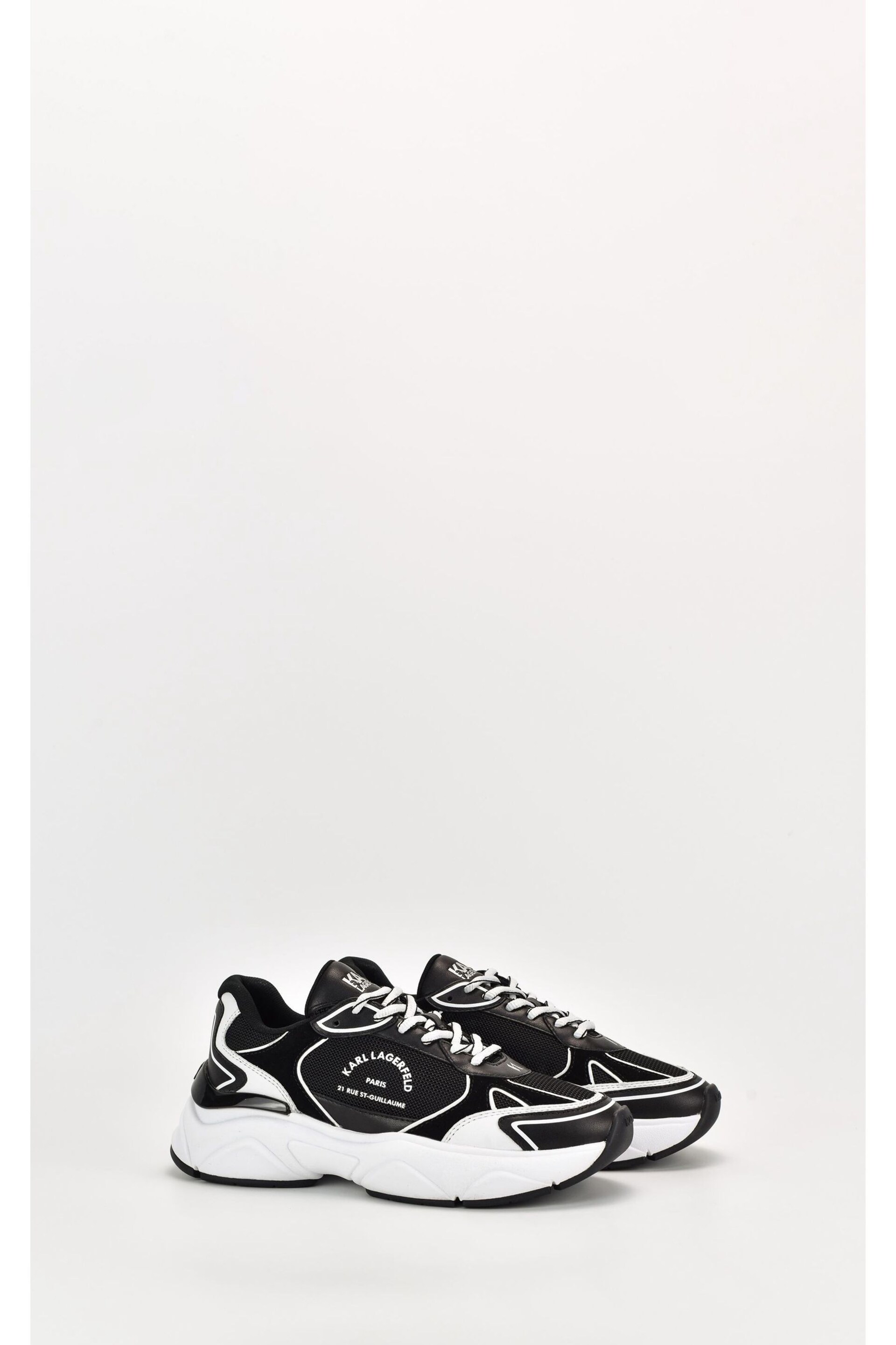 Karl Lagerfeld Komet Leather Mix Trainers - Image 2 of 5