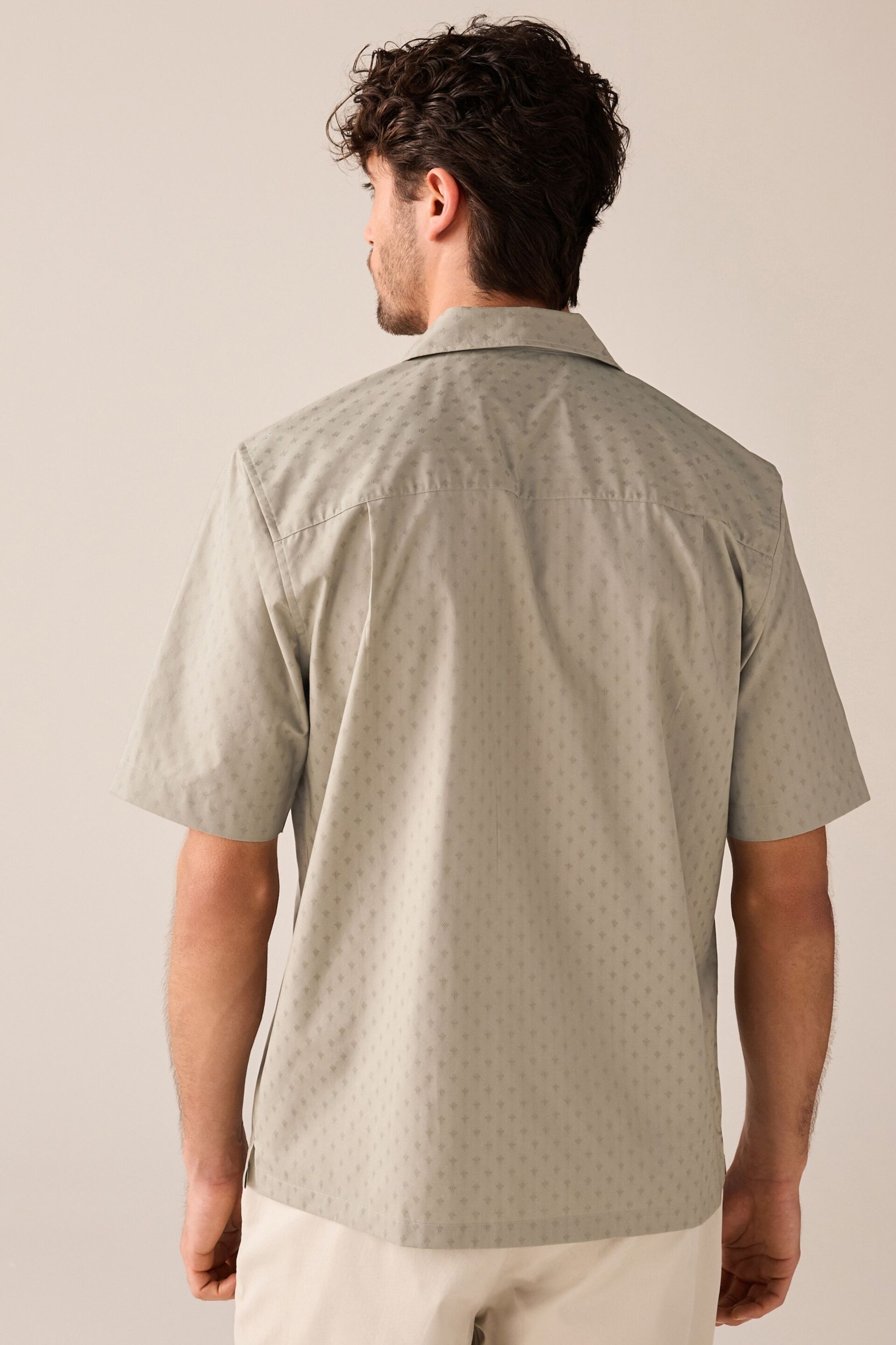 Sage Green Short Sleeve Shirt - Image 4 of 7