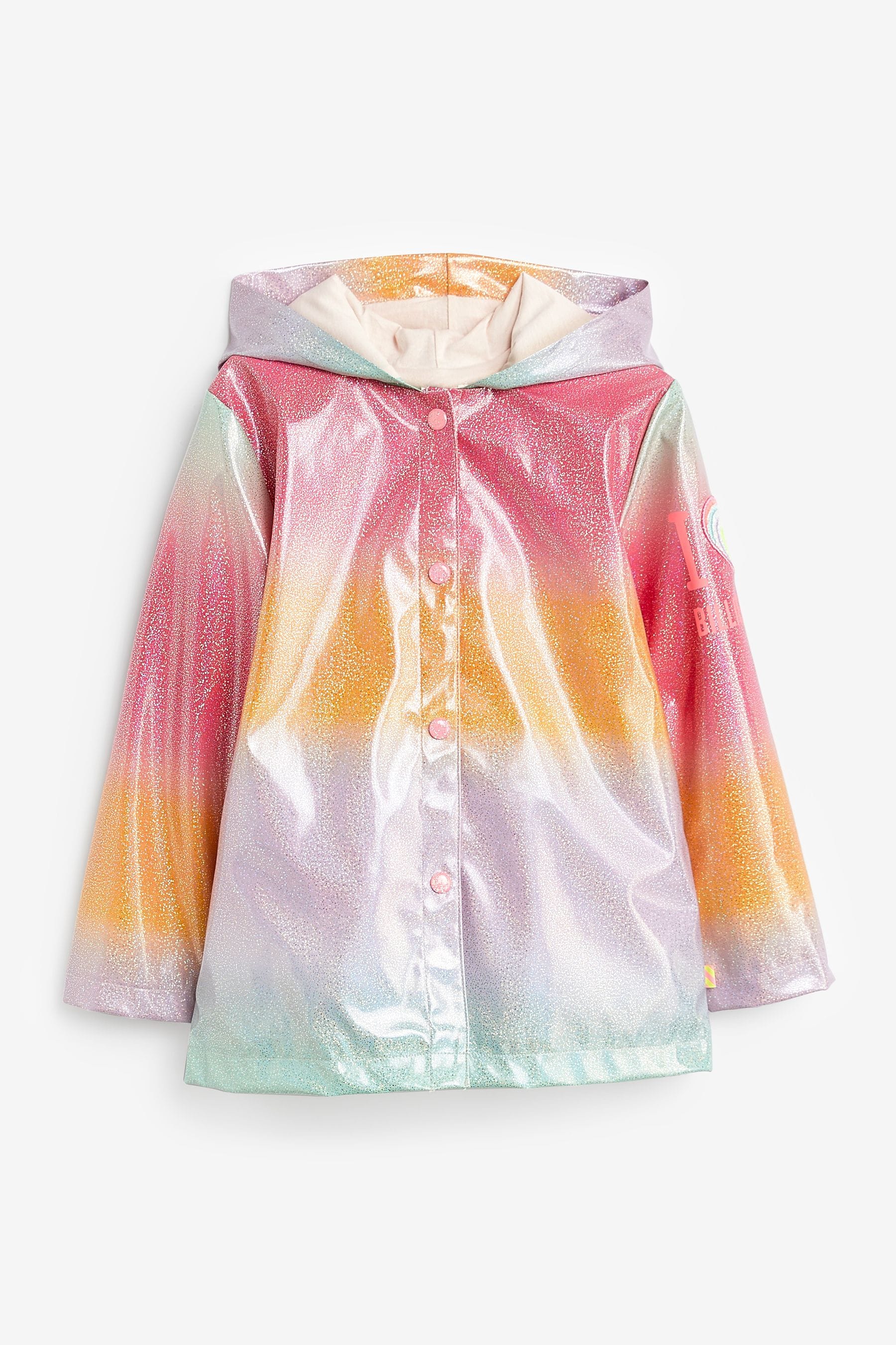 Clear glitter raincoat online