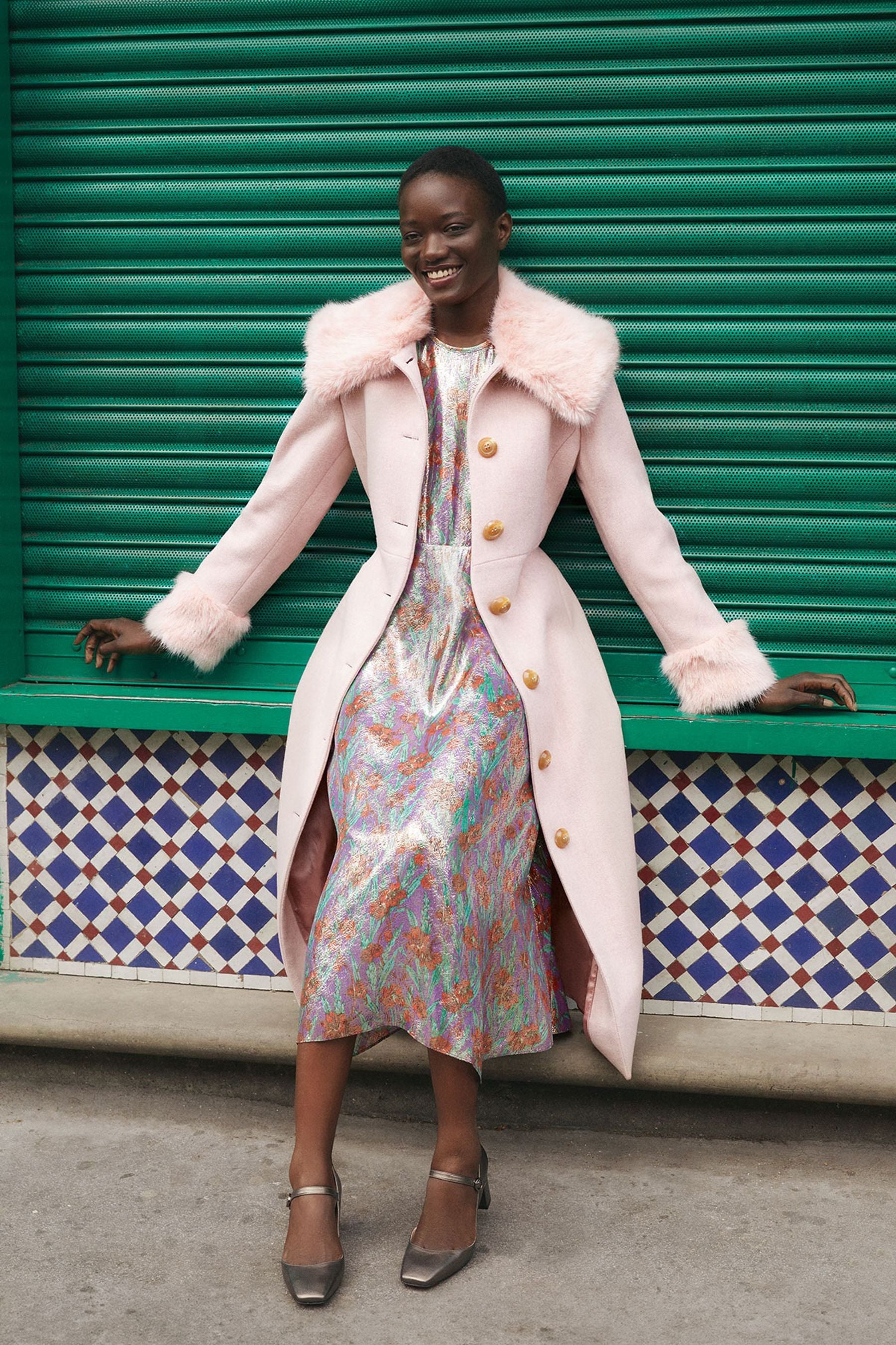 Buy LK Bennett Pink Bryony Italian Recycled Wool Coat from Next Luxembourg