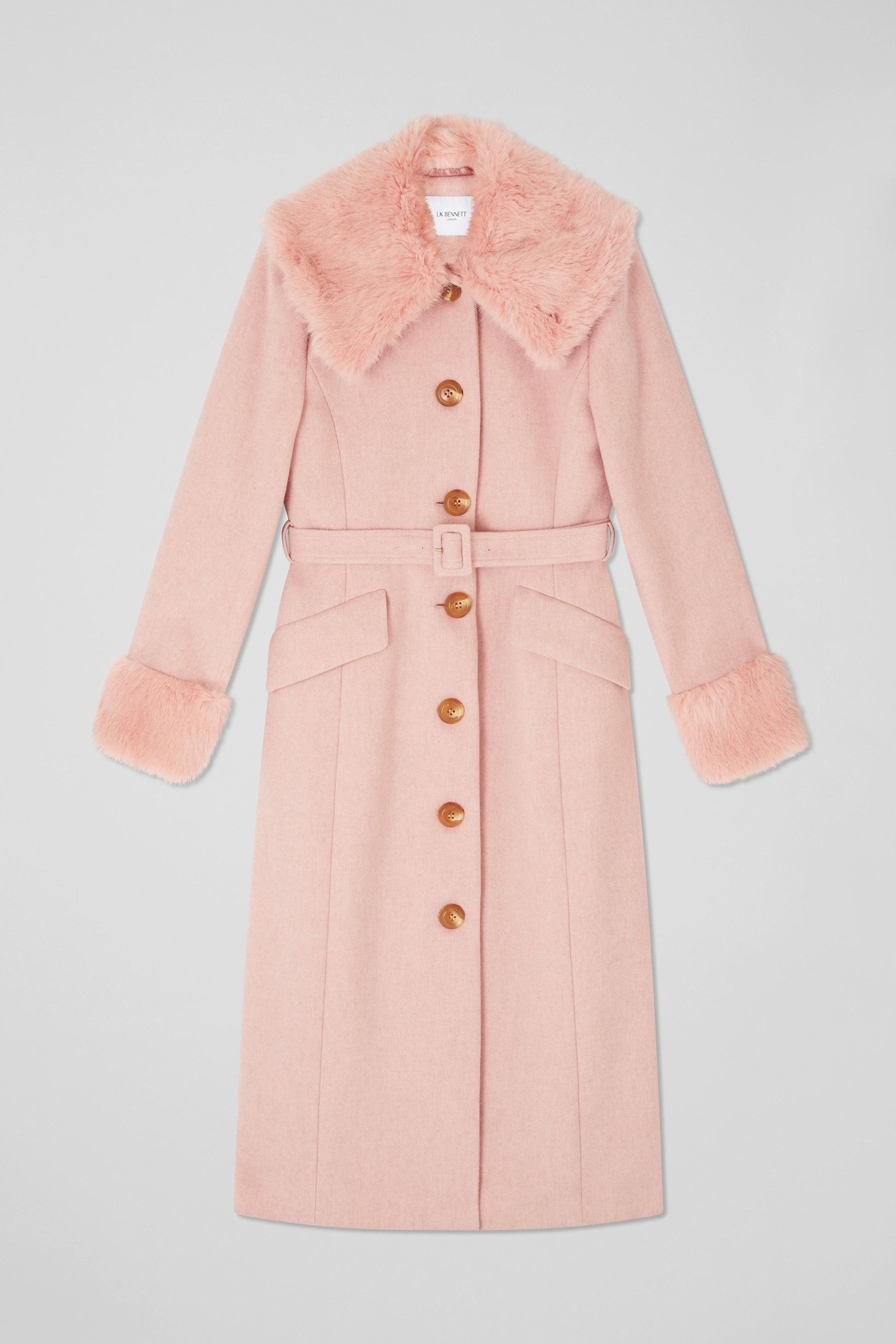 Lk bennett pink coat shop