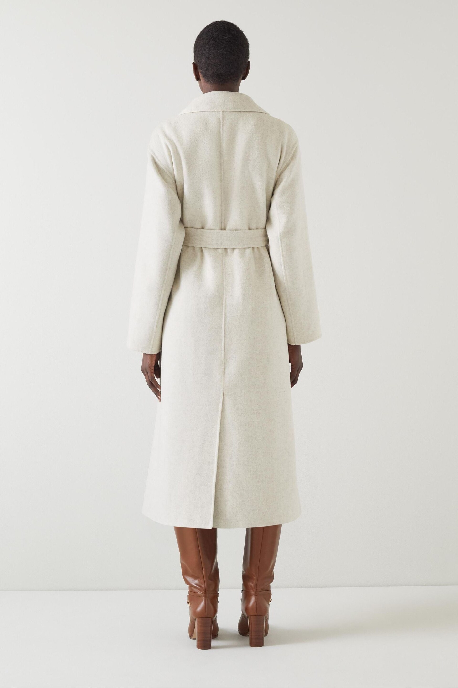 LK Bennett Anderson Double Faced Wool Coat - Image 2 of 6