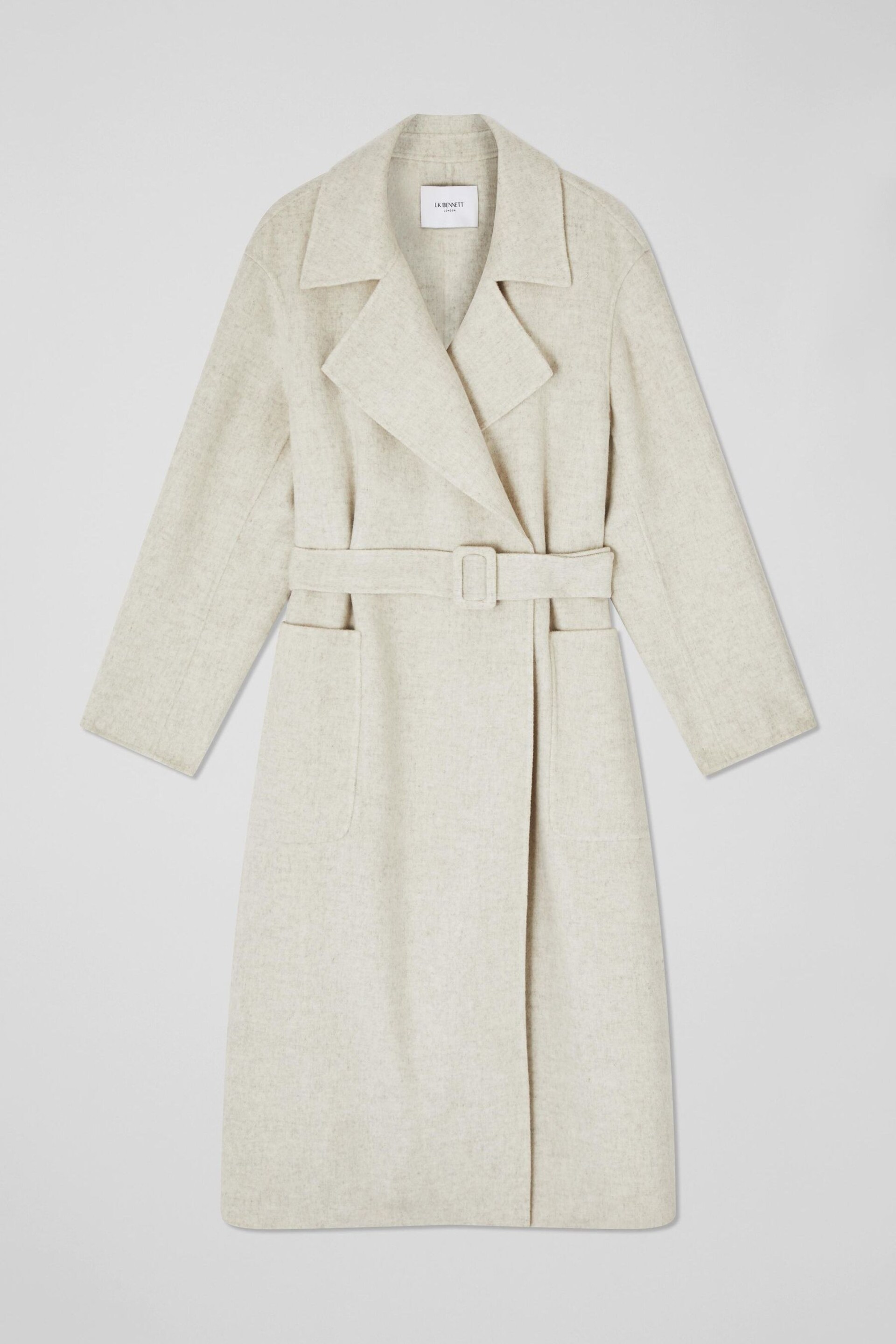 LK Bennett Anderson Double Faced Wool Coat - Image 6 of 6