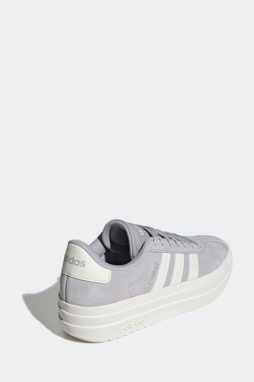 adidas Grey Vl Court Bold Trainers - Image 7 of 12