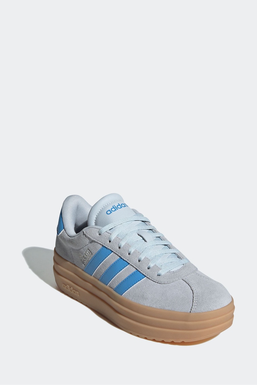 adidas Blue Vl Court Bold Trainers - Image 6 of 12