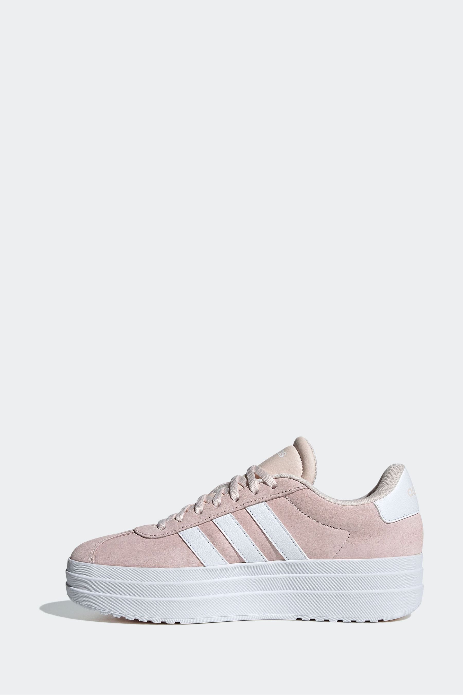 Buy adidas Blush Pink VL Court Bold Trainers from Next Luxembourg