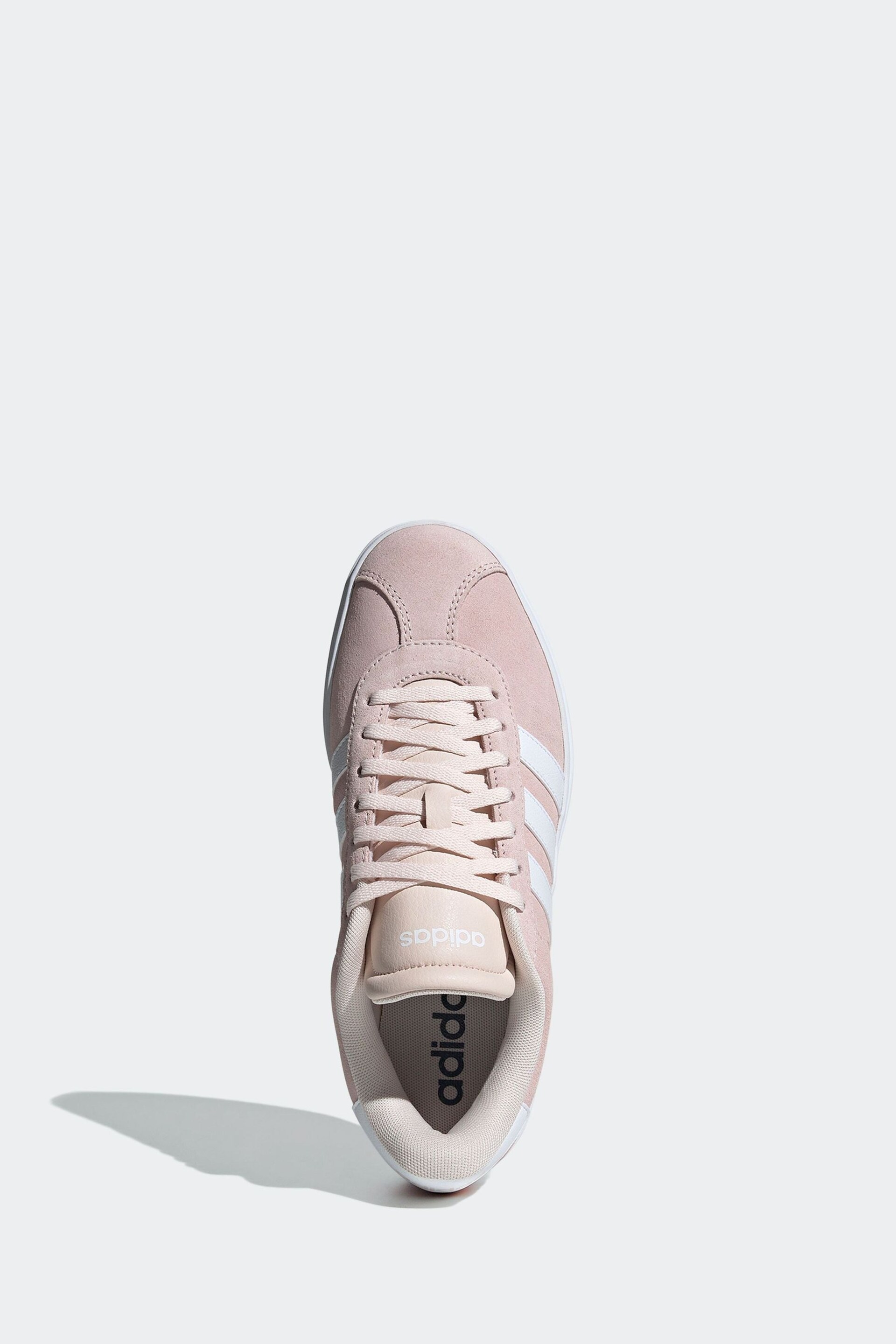 adidas Blush Pink Vl Court Bold Trainers - Image 8 of 11