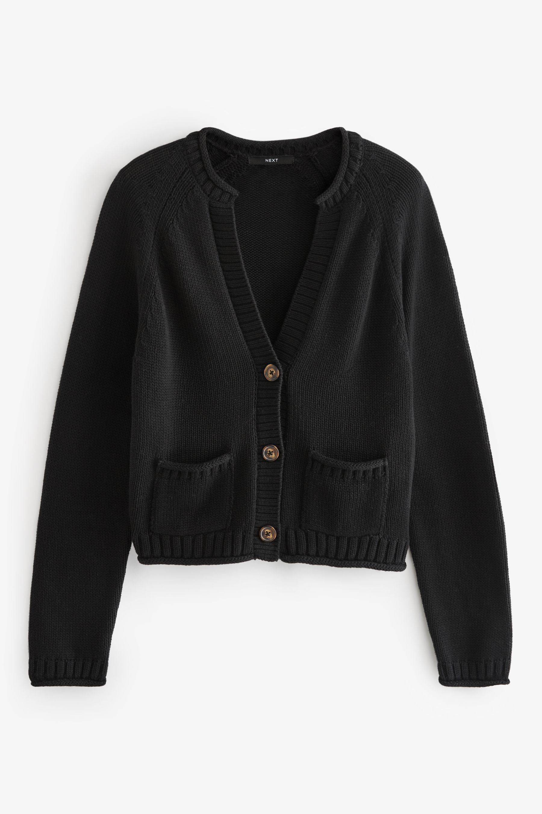Next girls black cardigan top