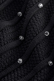 Black Sleeveless Embellished Vest Top - Image 5 of 5