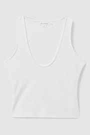 Good American White Good American Scuba Scoop Neck Vest - Image 2 of 4