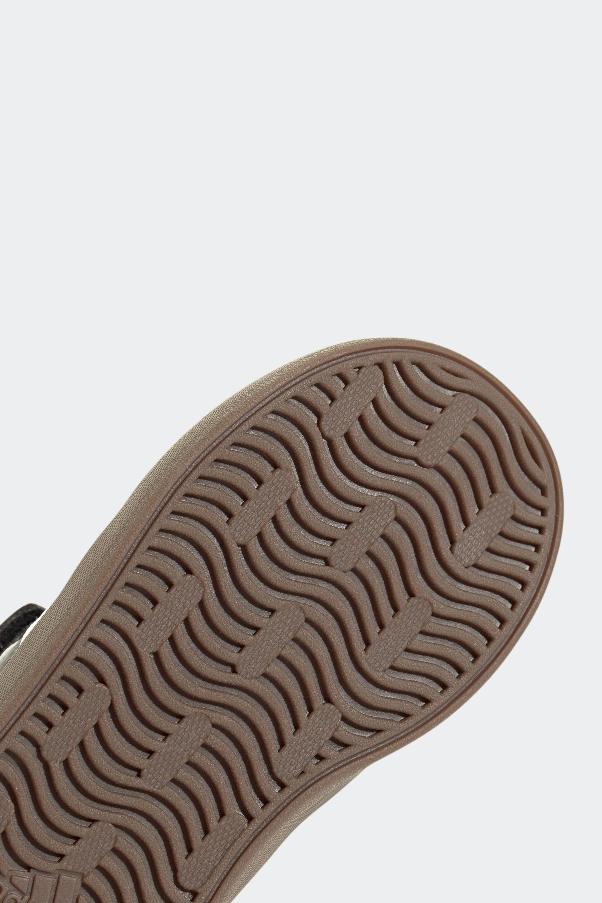 adidas Black/White VL Court 3.0 Skateboarding Shoes Kids - Image 10 of 10