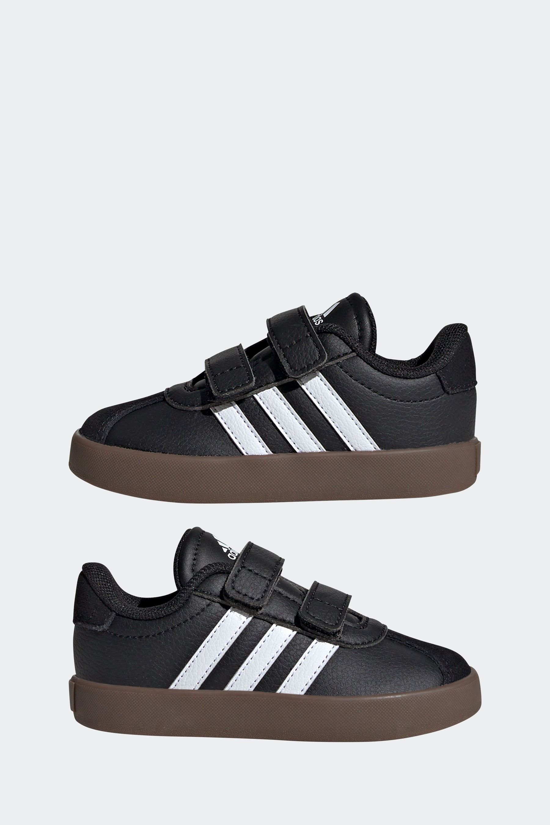 Buy adidas Black White VL Court 3.0 Hook and Loop Trainers from Next USA
