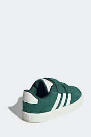 adidas Green/White VL Court 3.0 Shoes - Image 4 of 7