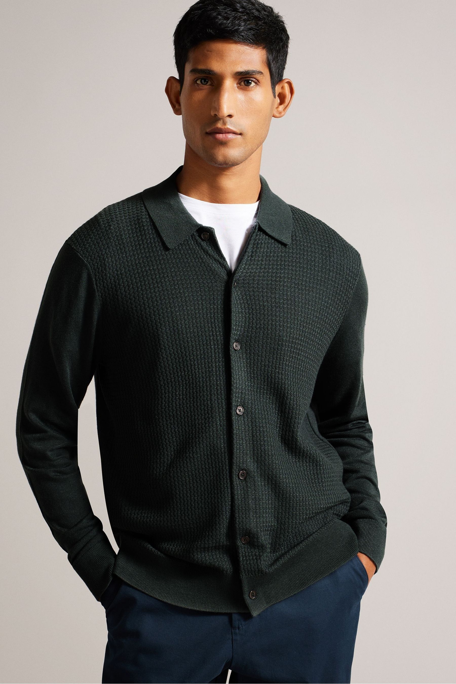Ted baker black polo shirt new arrivals