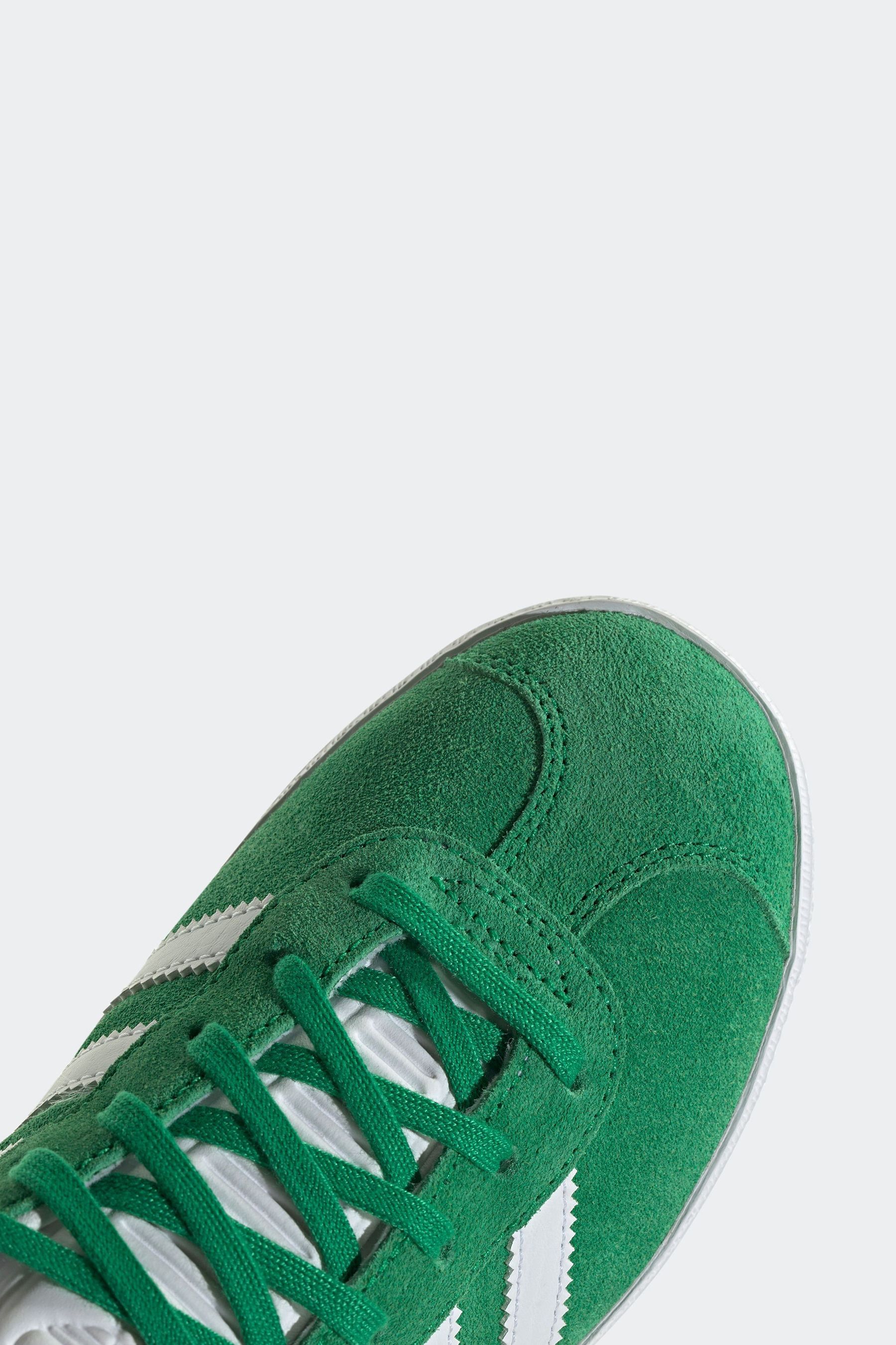 Green suede adidas trainers sales