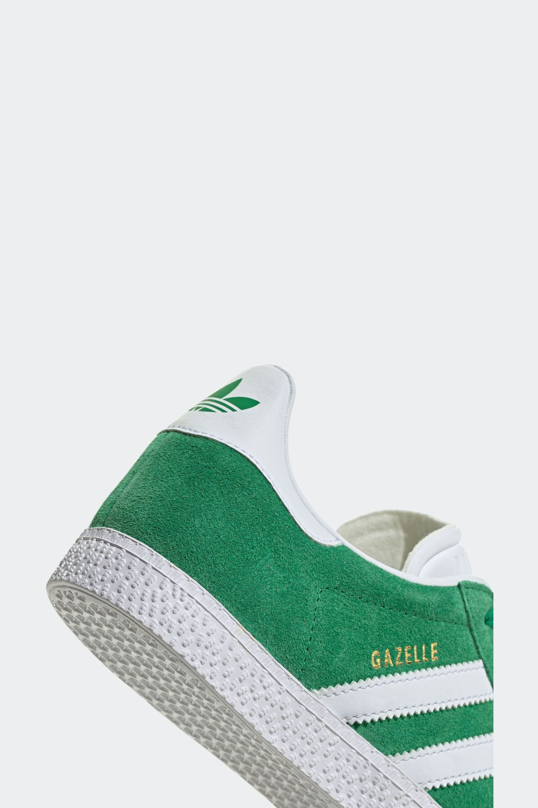 adidas Originals Green White Junior Gazelle Trainers