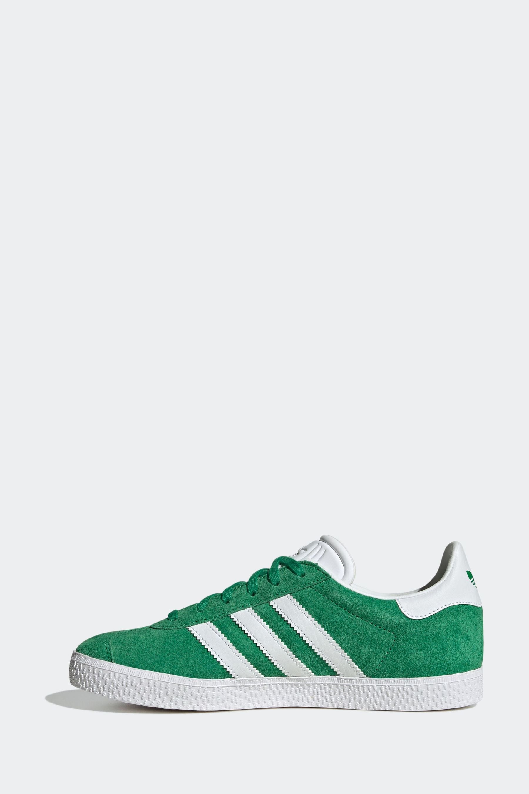 Buy adidas Originals Green White Gazelle Trainers from the Next UK online shop