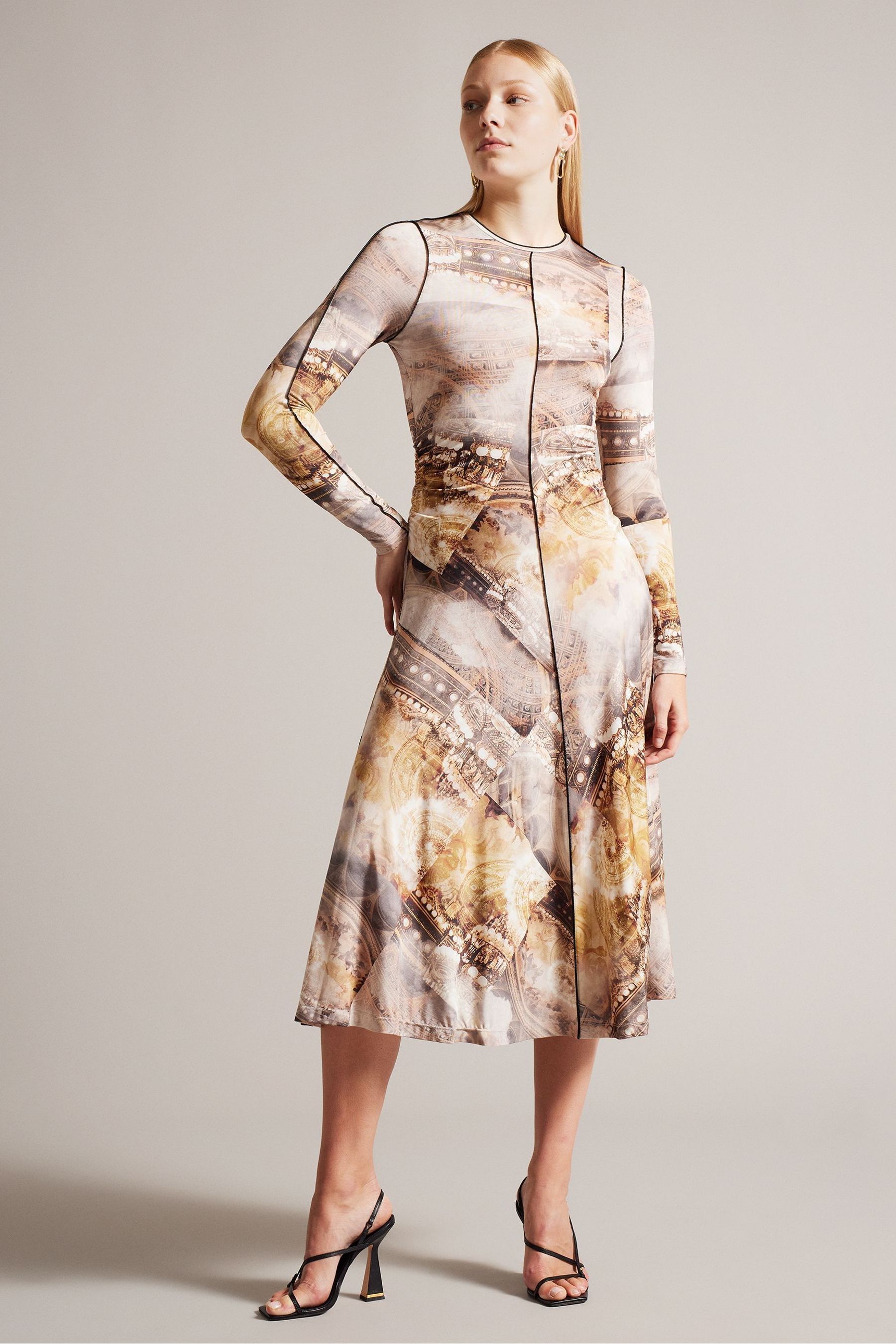 Ted baker cream dress online
