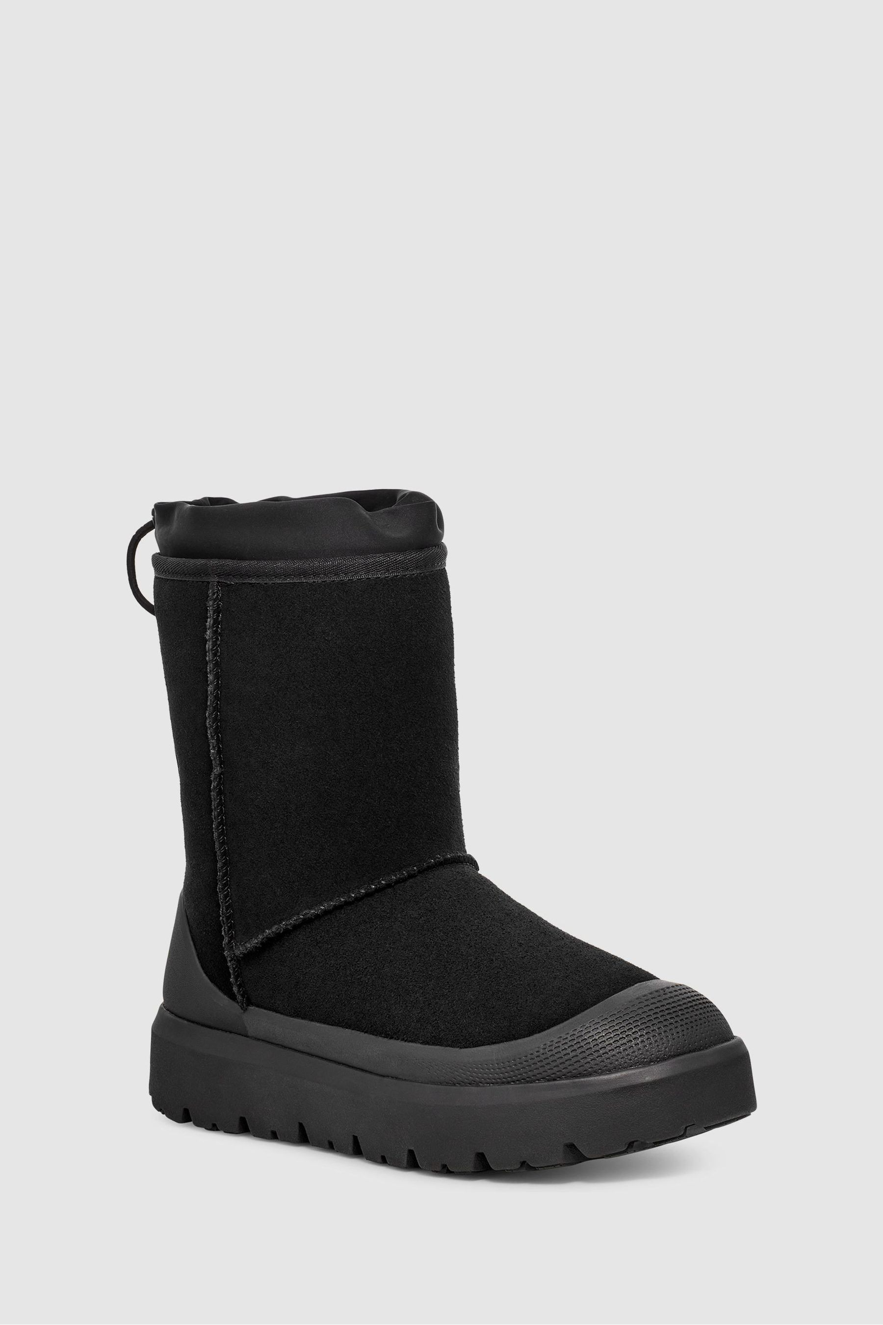 Black ugg like boots top
