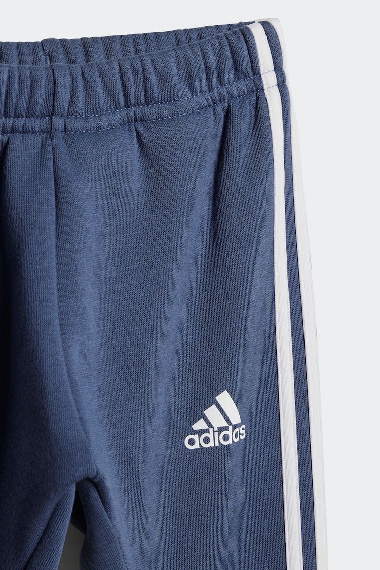 adidas Blue/Yellow Badge of Sport Joggers Set - Image 6 of 6