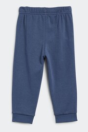 adidas Blue/Yellow Kids Sportswear Essentials Colourblock Tracksuit - Image 3 of 6