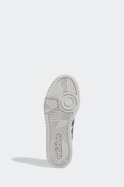 adidas Originals White Hoops 3.0 Summer Trainers - Image 7 of 9