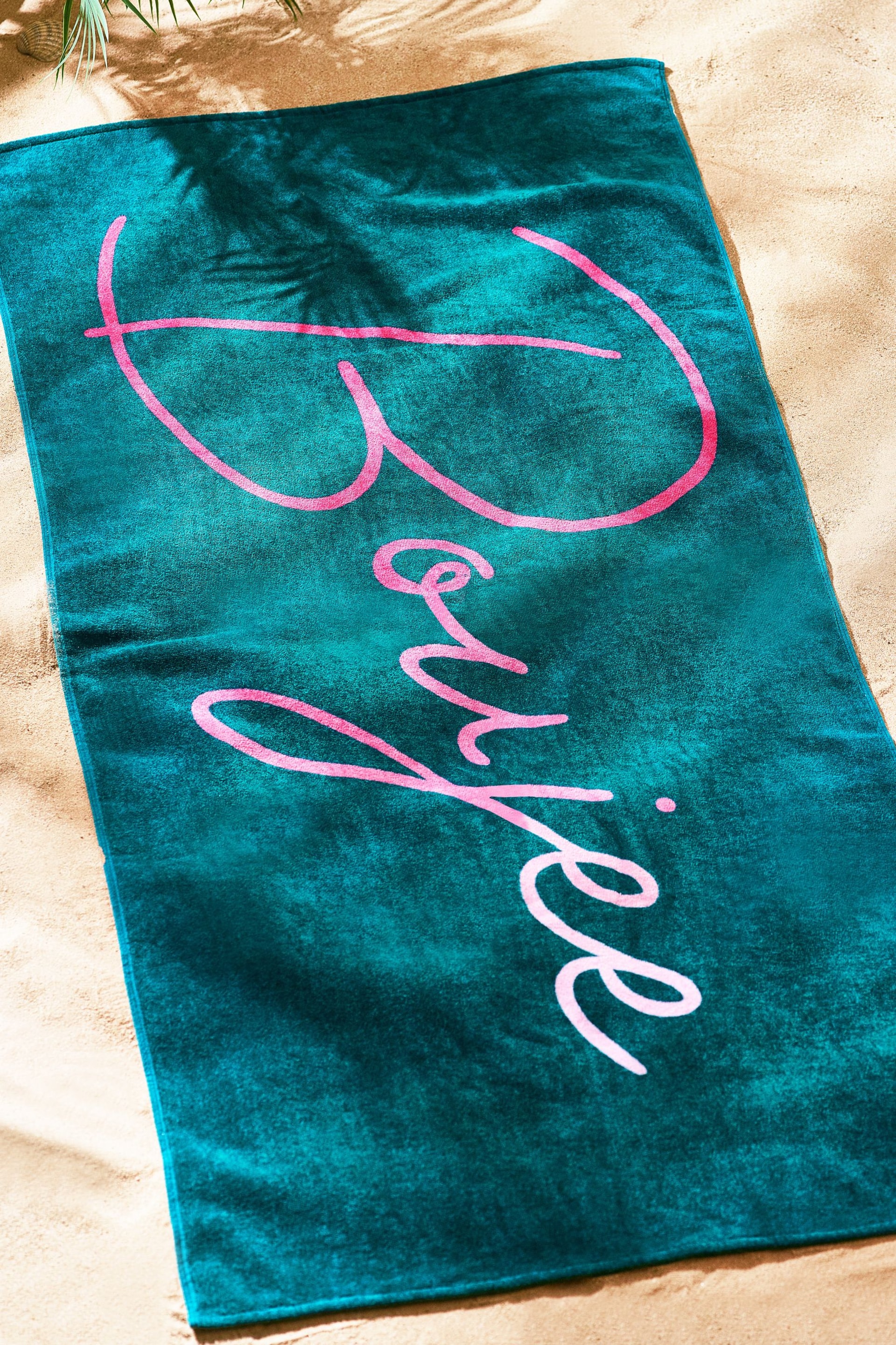 Green Boujee Beach Towel - Image 2 of 4