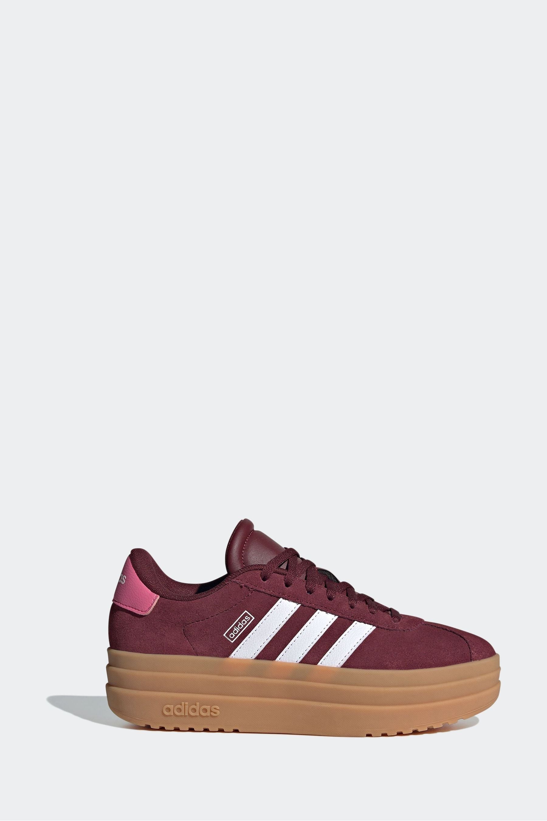Burgundy adidas trainers womens shop