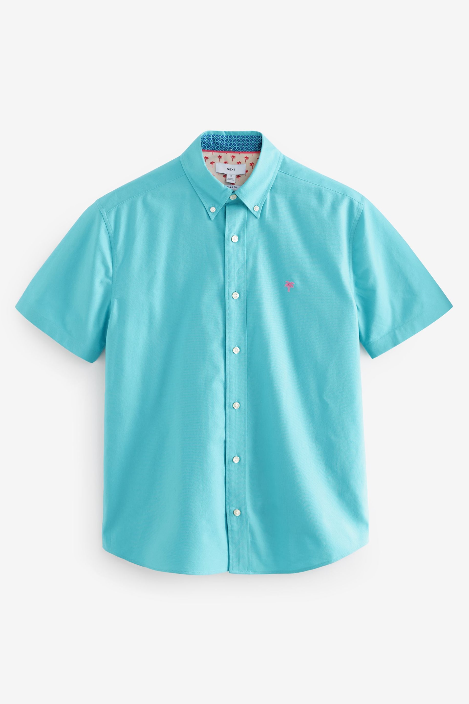 Blue Oxford Short Sleeve Shirt - Image 6 of 8
