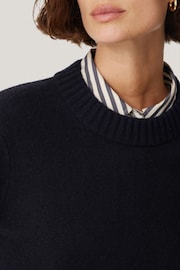 Jigsaw Blue Wool Cashmere Blend Jumper - Image 3 of 7