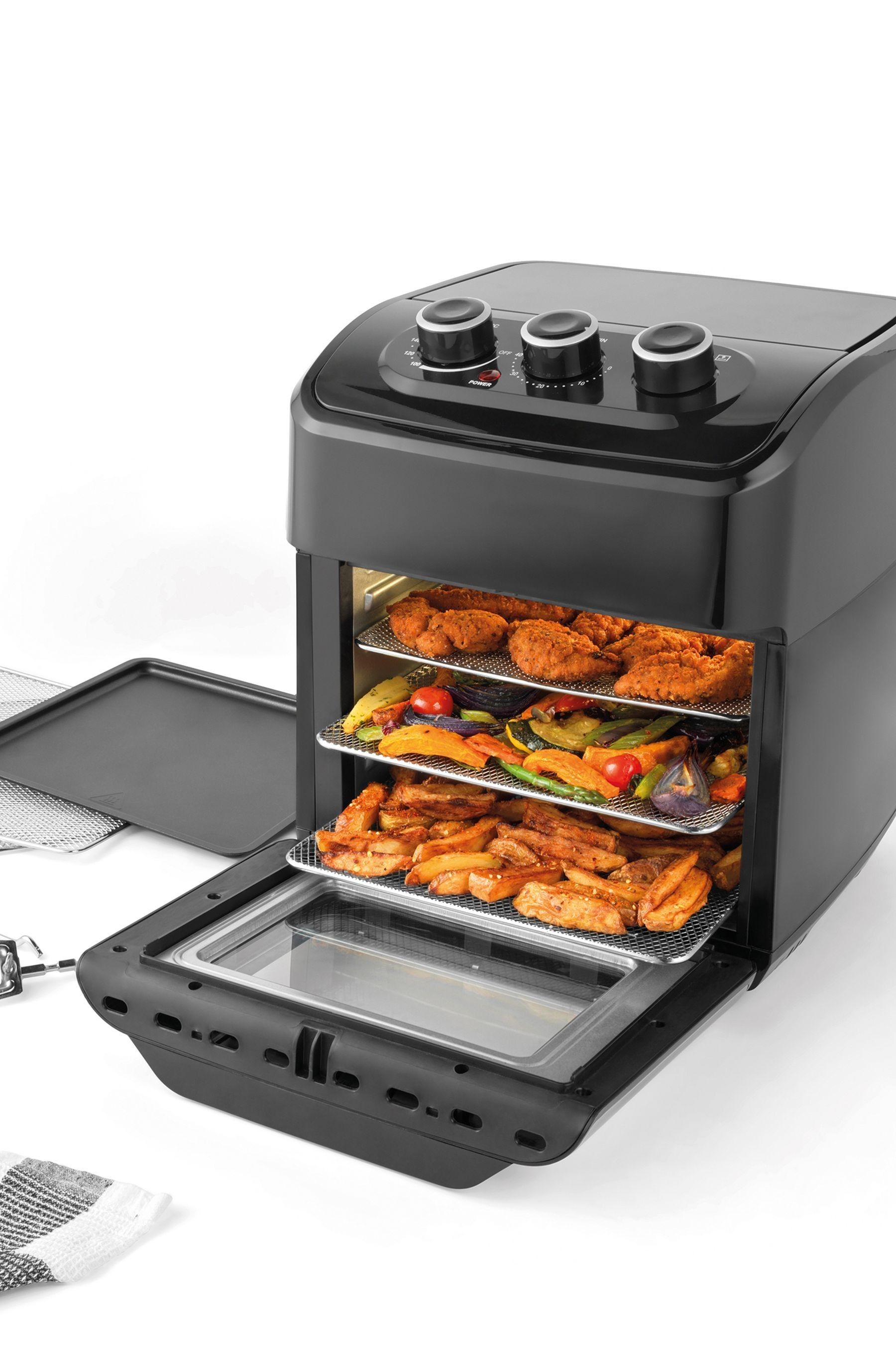 Salter xl power cooker air frying oven on sale