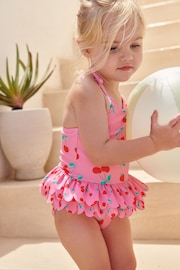Red/Pink Cherry Skirted Swimsuit (3mths-7yrs) - Image 3 of 6