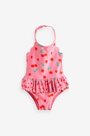 Red/Pink Cherry Skirted Swimsuit (3mths-7yrs) - Image 4 of 6