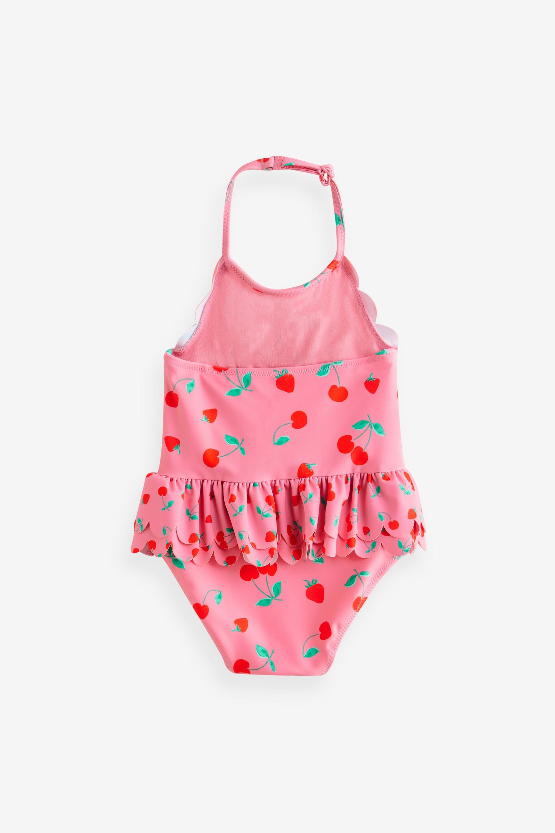 Red/Pink Cherry Skirted Swimsuit (3mths-7yrs) - Image 5 of 6