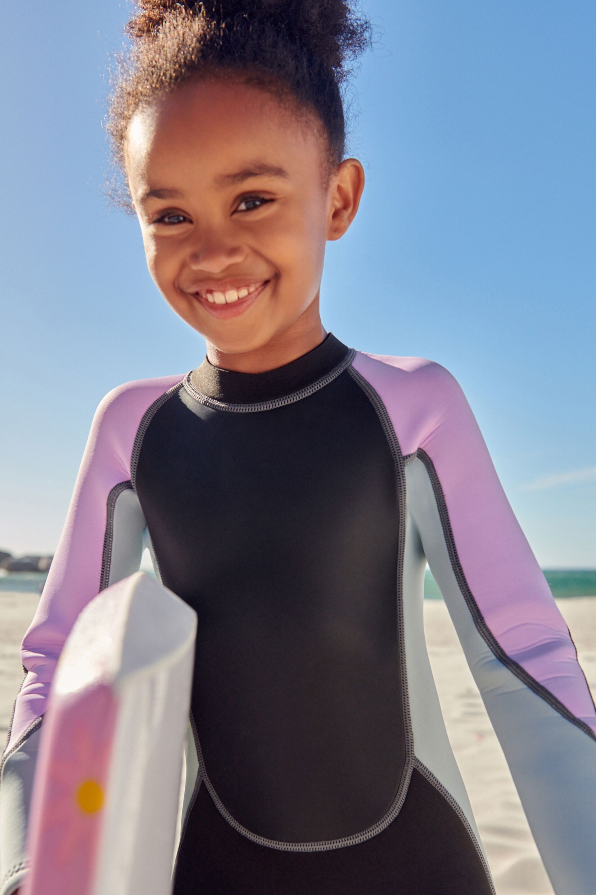 Black/Purple 3mm Neoprene Wetsuit (1-16yrs) - Image 4 of 8