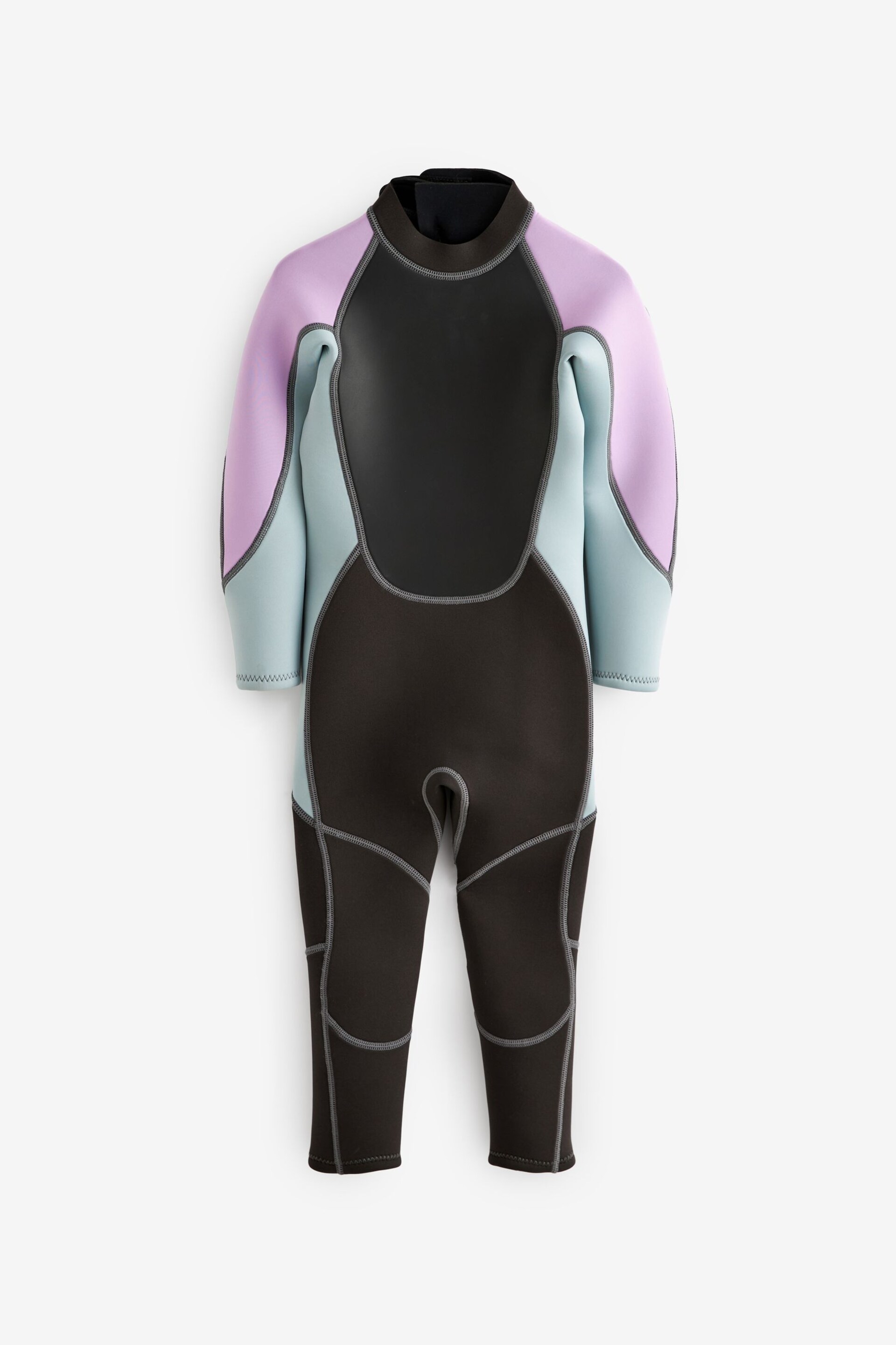 Black/Purple 3mm Neoprene Wetsuit (1-16yrs) - Image 5 of 8